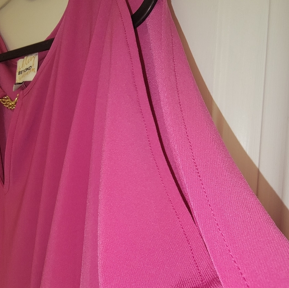 NWT Ashley Graham Beyond Pink Stylish Dress Size 1X - Picture 4 of 11